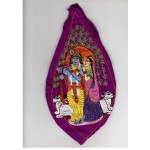 Medium Radha Krishna with Cows  Bead Bag